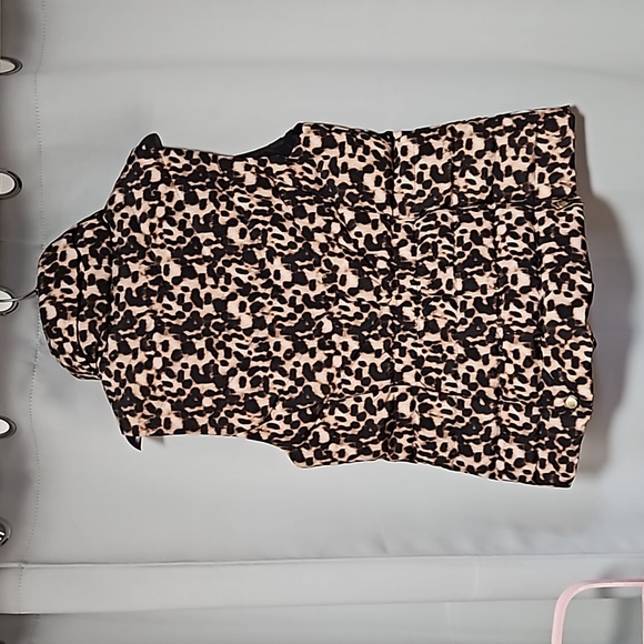 Talbots Leopard Print Vest - sz Med - Picture 2 of 10